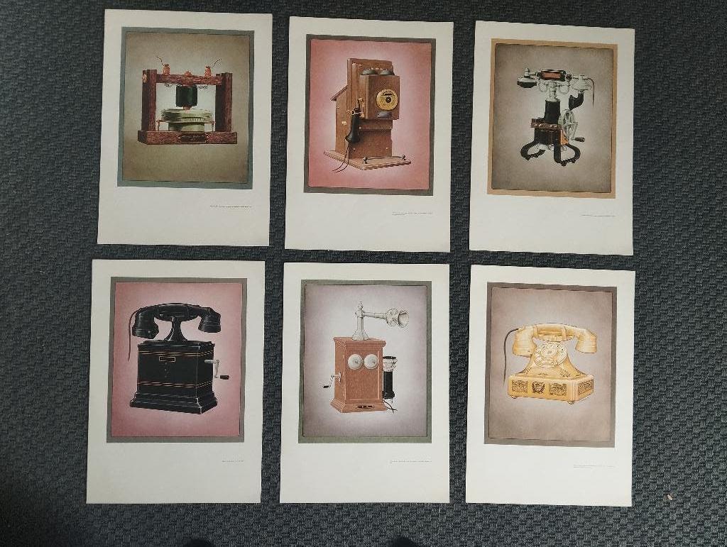 Illustraties van Theo Lammers, telefonie, Ophalen of Verzenden