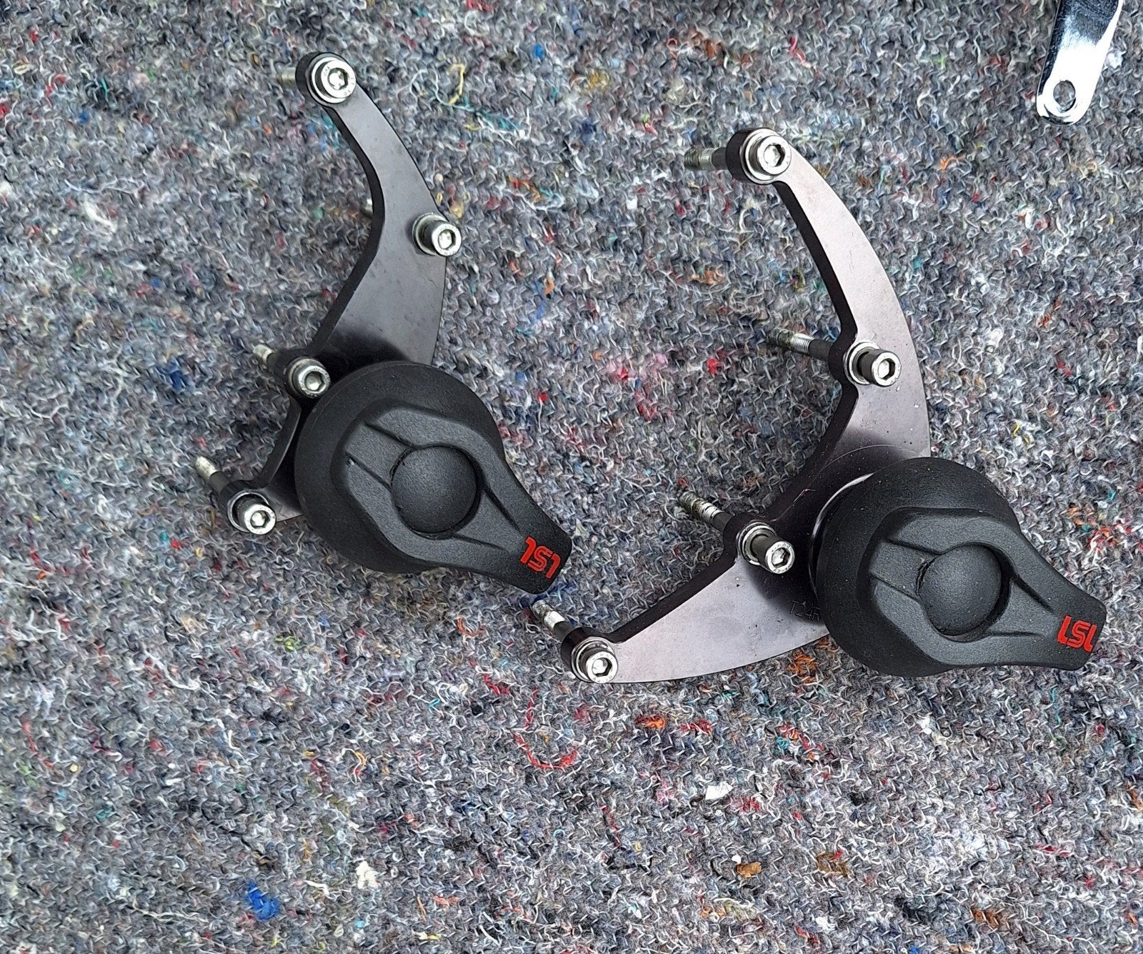 valblokken lsl crashpads triumph bonneville t100  
merk ls, Ophalen of Verzenden, Zo goed als nieuw