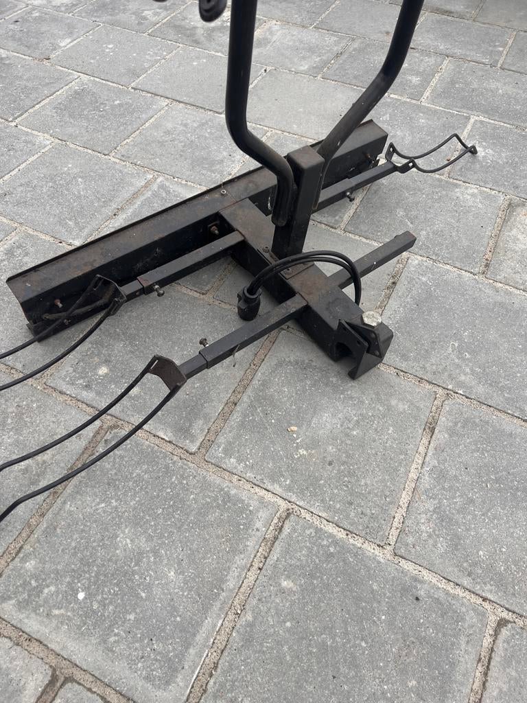 Stevige trekhaak fietsendrager voor 2 fietsen, Ophalen, Gebruikt