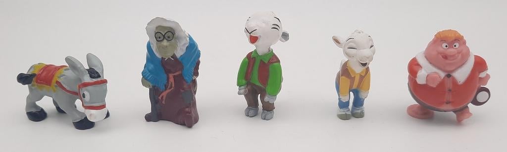 Efteling 5 verschillende mini figuurtjes, Ophalen of Verzenden, Zo goed als nieuw, Beeldje of Poppetje