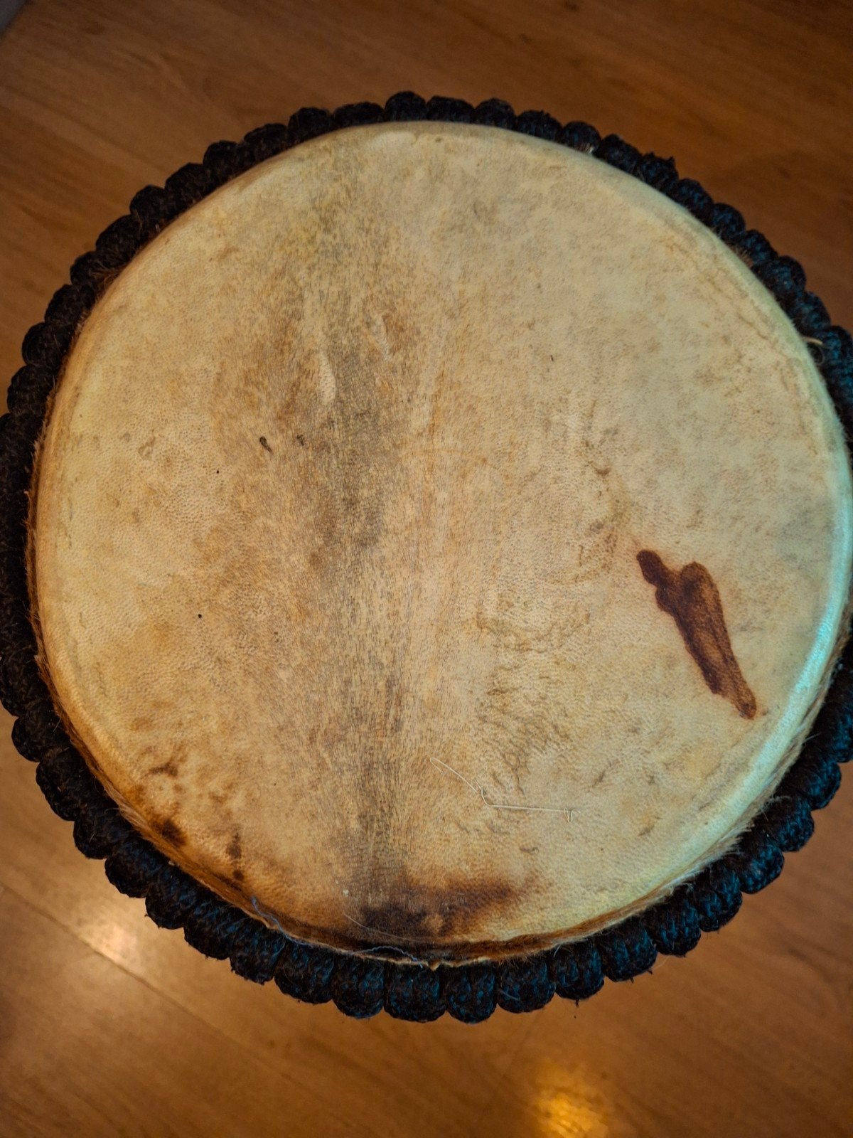 Mooie african drum 24 cm, geit, Muziek en Instrumenten, Percussie, Ophalen