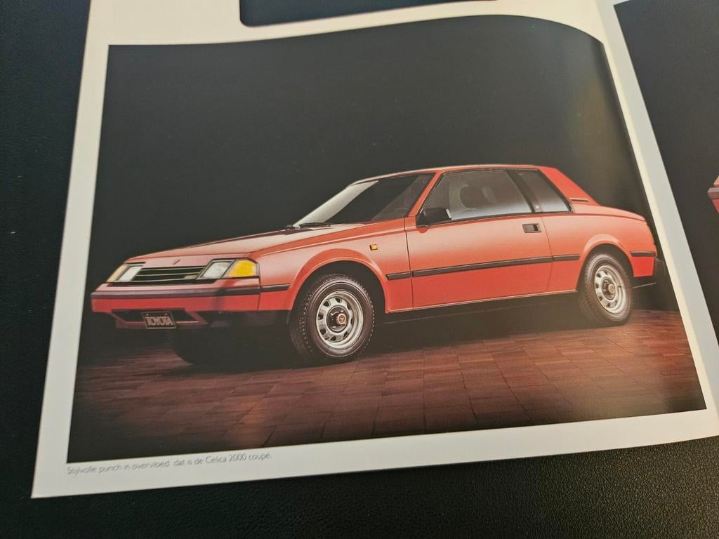 Brochure Toyota Celica 1982, Boeken, Ophalen of Verzenden, Zo goed als nieuw, Toyota