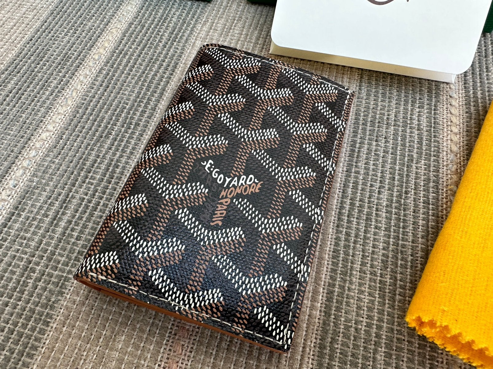 Goyard Saint Pierre Card Holder Wallet Portemonnee, Ophalen of Verzenden, Nieuw, Bruin, Leer