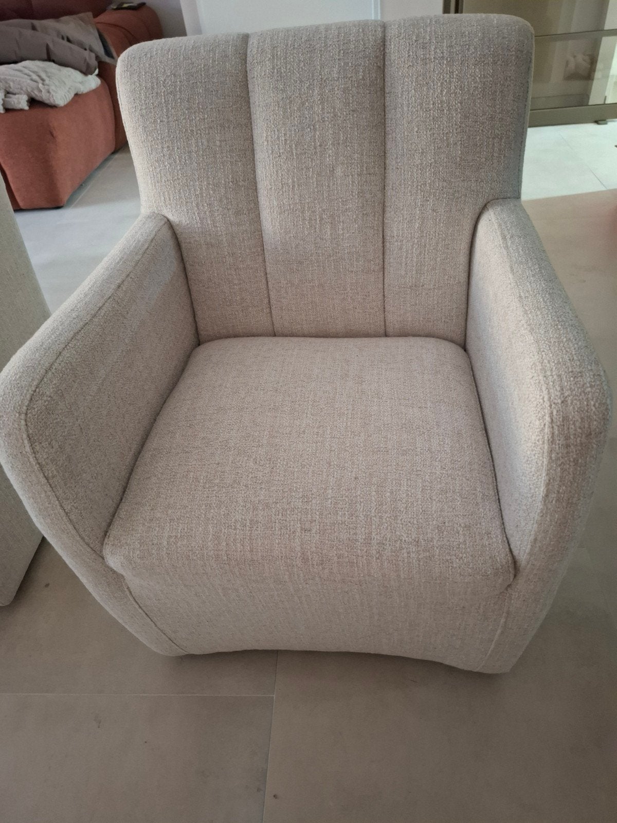 Goossens stoelen en zitbank beige - Nieuw (niet gebruikt), Huis en Inrichting, Stoelen, Ophalen, Overige kleuren, Drie, Nieuw
