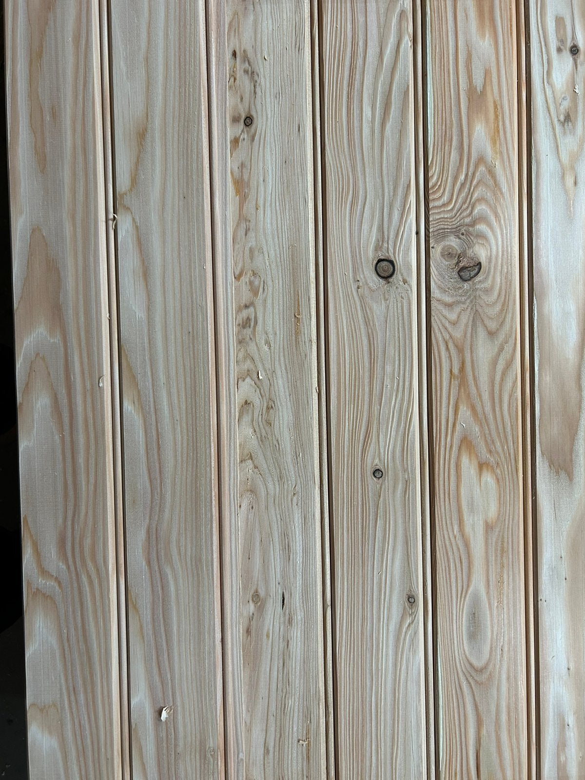 Douglas / Lariks kraaldelen 18x100mm werkend, Ophalen, Nieuw, 250 cm of meer, Planken