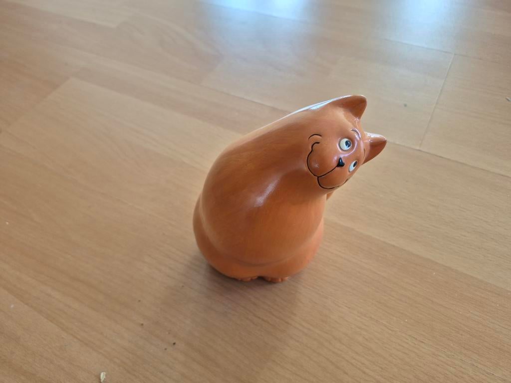 Spaarpot Jan Jans en de Kinderen Poes Kat, Ophalen of Verzenden, Zo goed als nieuw, Steen, Aardewerk of Keramiek, Dier