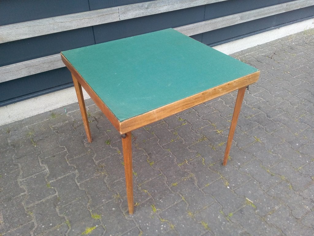 Vintage Vono folding card table jaren '50/'60, Ophalen