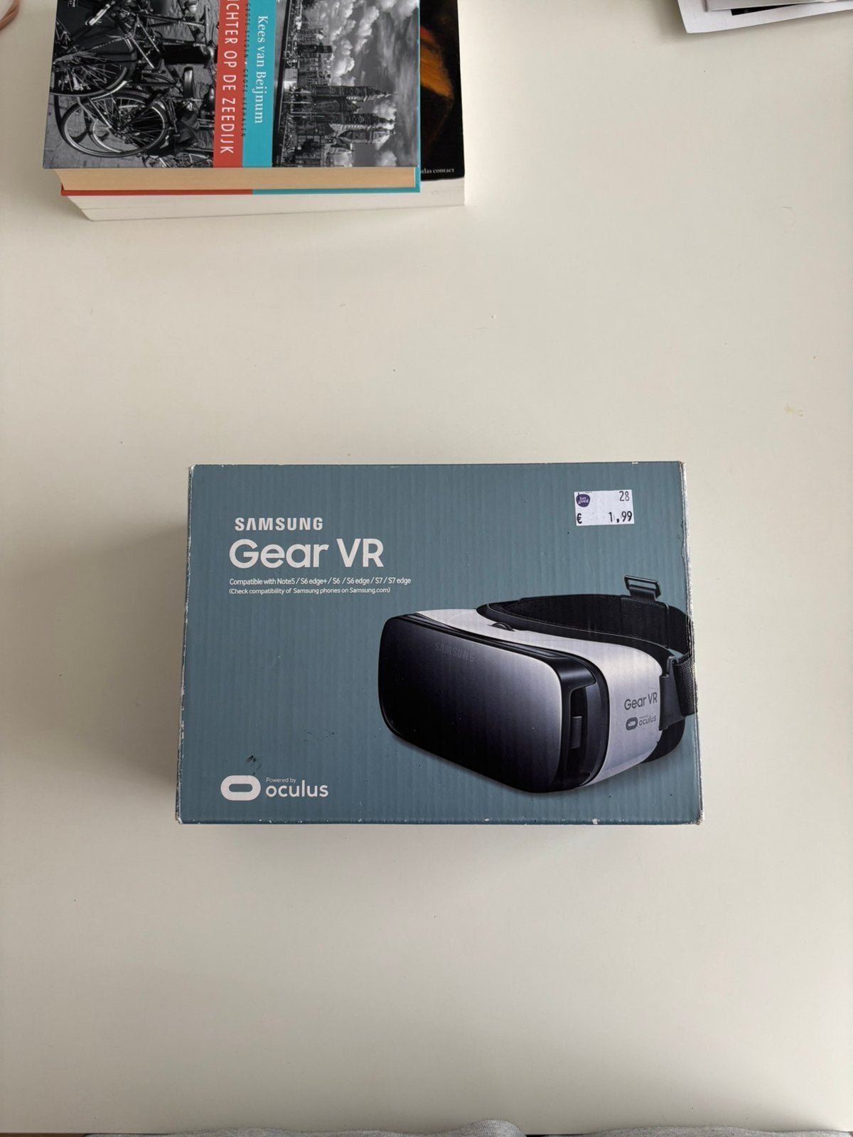 Samsung Gear VR (Oculus) – Nieuwstaat – Compleet in doos, Ophalen of Verzenden, Nieuw, VR-bril, Telefoon