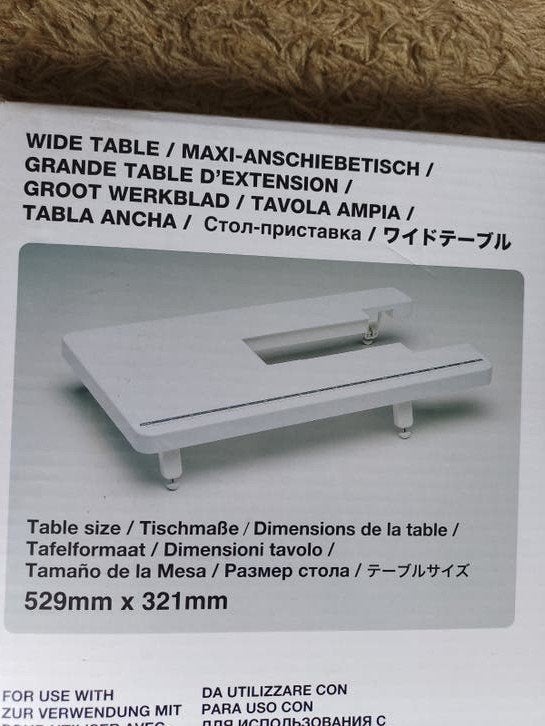 brother aanschuiftafel WT12  nieuw ongebruikt, Hobby en Vrije tijd, Ophalen of Verzenden, Nieuw, Naaimachine, Brother