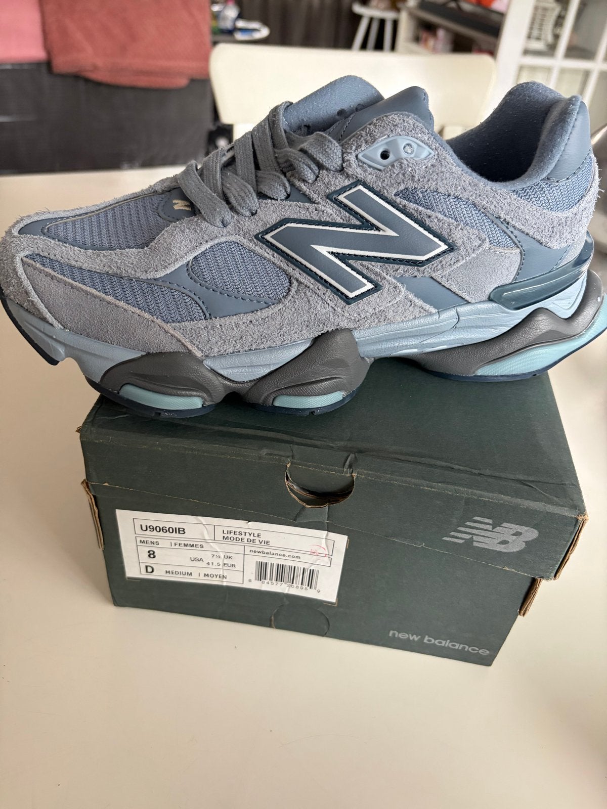 Nieuw paar New Balance sneakers - Maat 41,5 valt als 40,5, Ophalen of Verzenden, Nieuw, Blauw, Sneakers of Gympen