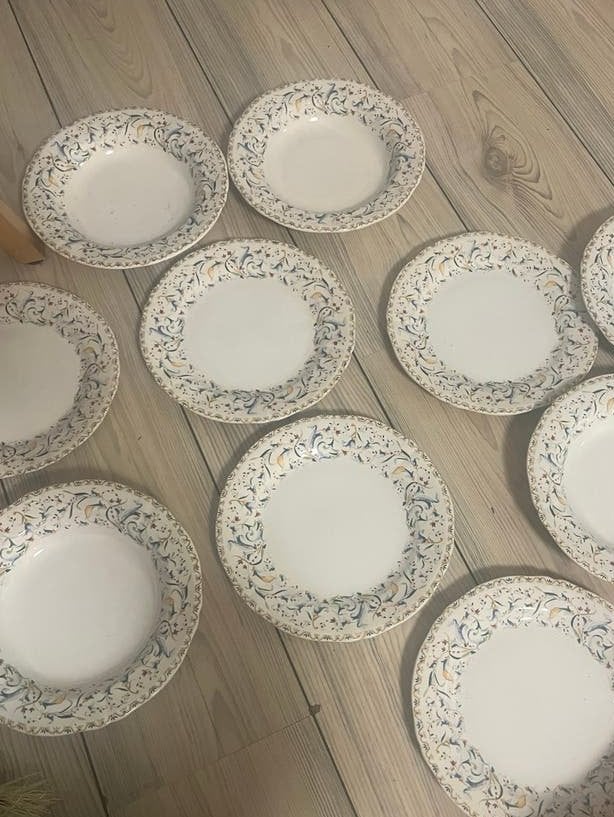 Gien Toscana borden set - 10 stuks, Ophalen