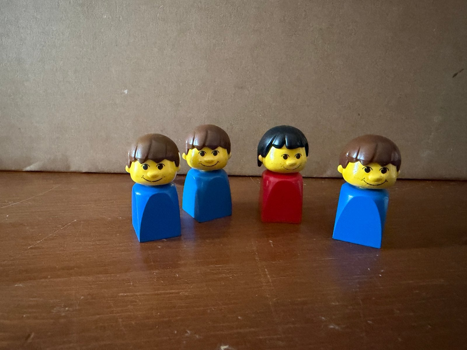 Lego Primo poppetjes - 4 stuks, Ophalen of Verzenden, Gebruikt, Minifiguur, Lego Primo