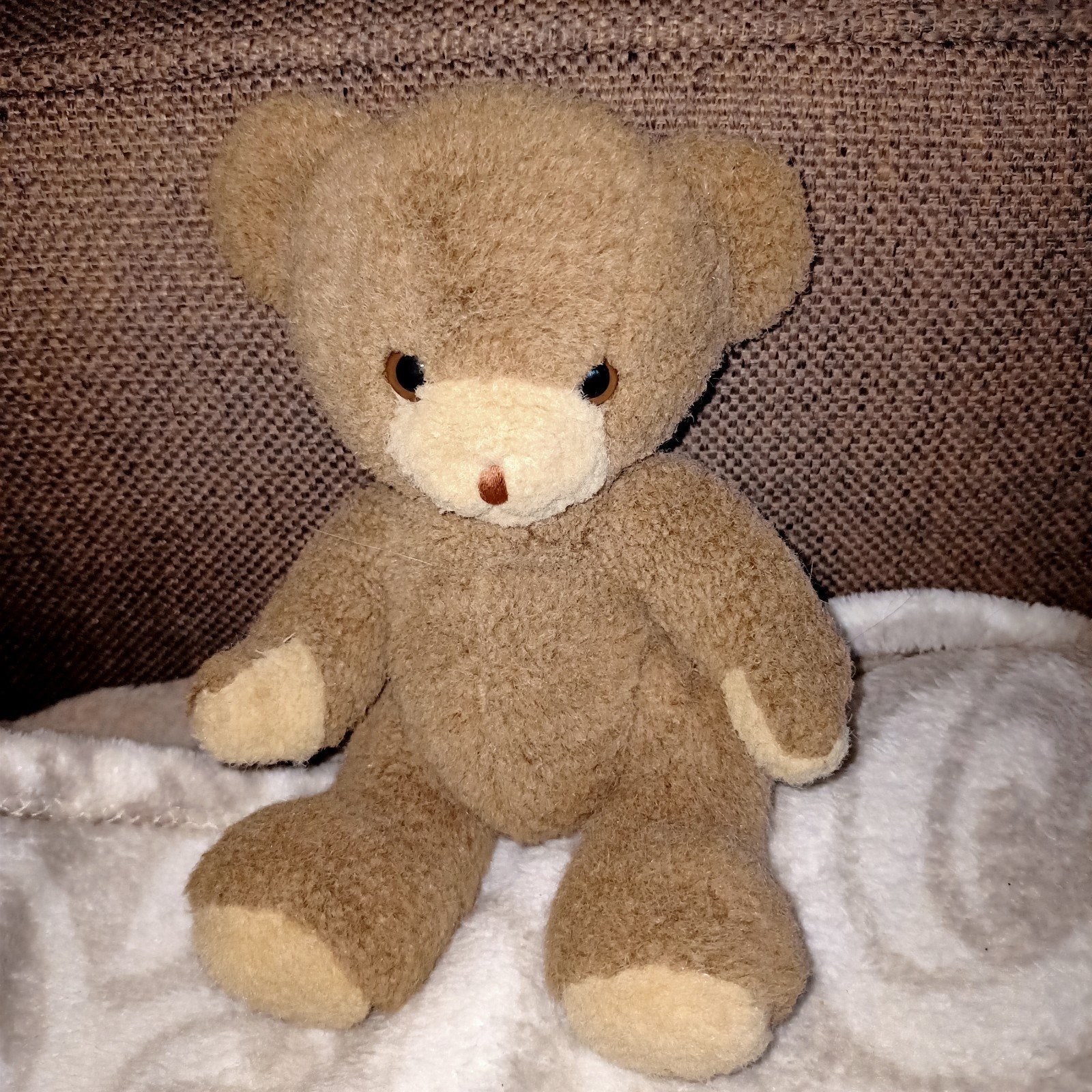 Vintage teddybeer, beweegbaar hoofd armen en benen., Verzamelen, Ophalen of Verzenden, Zo goed als nieuw, Stoffen beer, Overige merken