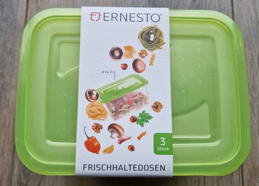 Ernesto vershouddozen, 3 stuks met deksel, NIEUW!!!, Ernesto, Kunststof, Nieuw, Ophalen of Verzenden
