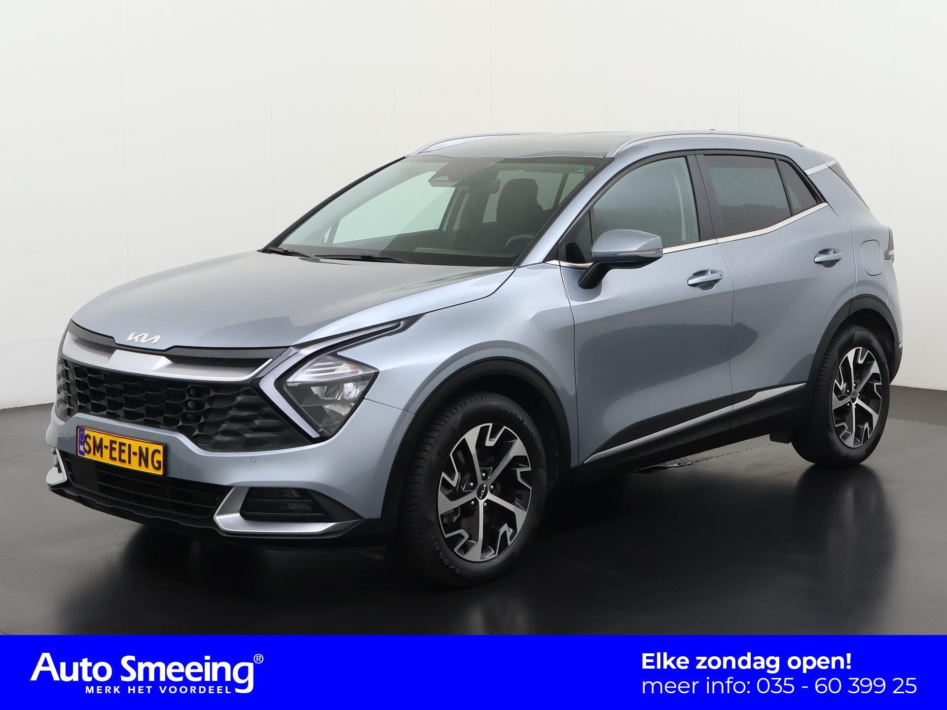 Kia Sportage 1.6 T-GDi Hybrid DynamicLine | Adaptief Cruise, Auto's, Stof, Gebruikt, Euro 6, 4 cilinders