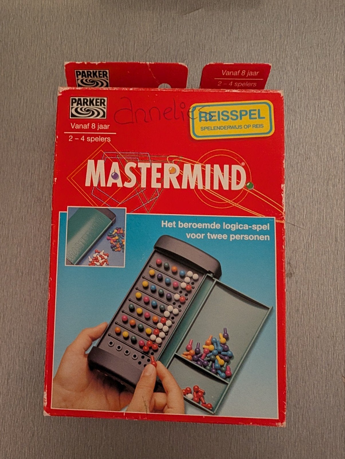 Mastermind Reisspel - Het beroemde logica-spel, Parker, Gebruikt, Een of twee spelers, Ophalen of Verzenden