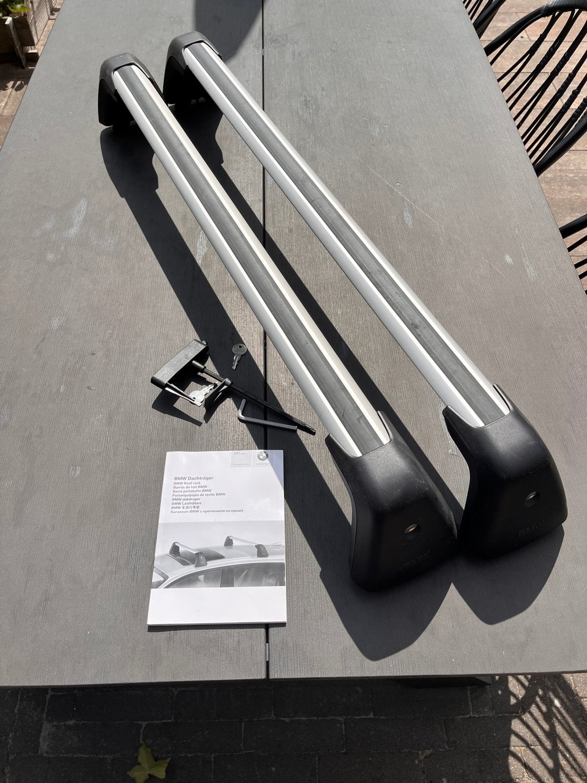 Originele BMW 1 Serie dakdragers, Ophalen, Zo goed als nieuw