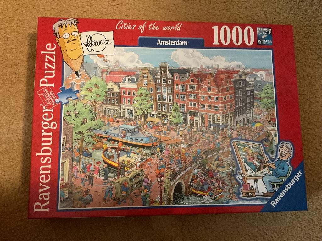 Puzzels divers 1000 st, Ophalen of Verzenden, 500 t/m 1500 stukjes, Zo goed als nieuw, Legpuzzel