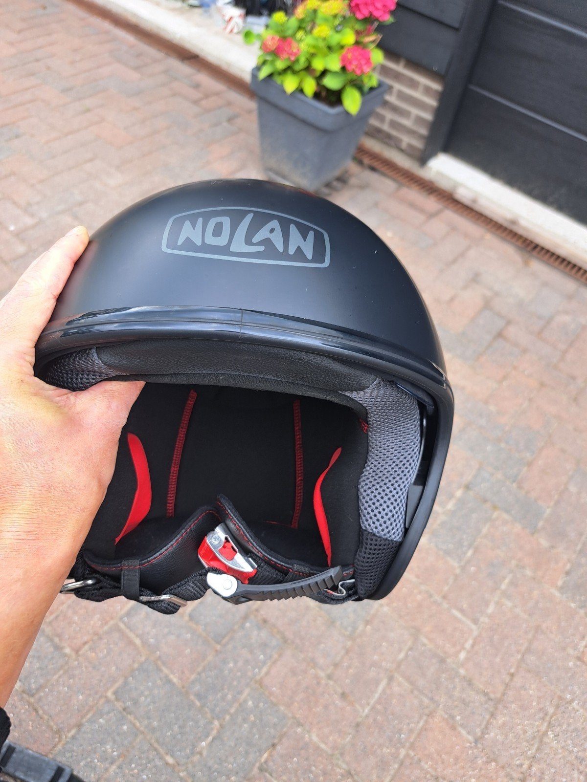 Nolan N21 Jethelm Mat Zwart Maat L, Motoren, Kleding | Motorhelmen, Nolan, Jethelm, Ophalen of Verzenden, L