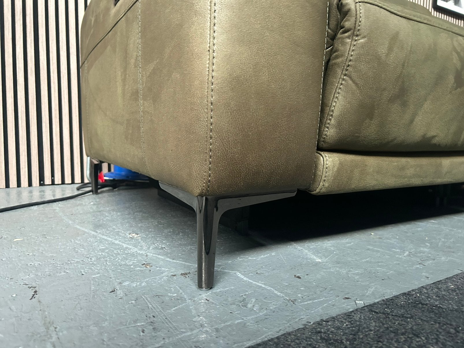 GRATIS LEVERING Relaxbank Donkergroen 195X94 GEREINIGD, 150 tot 200 cm, Tweepersoons, 75 tot 100 cm, Ophalen of Verzenden