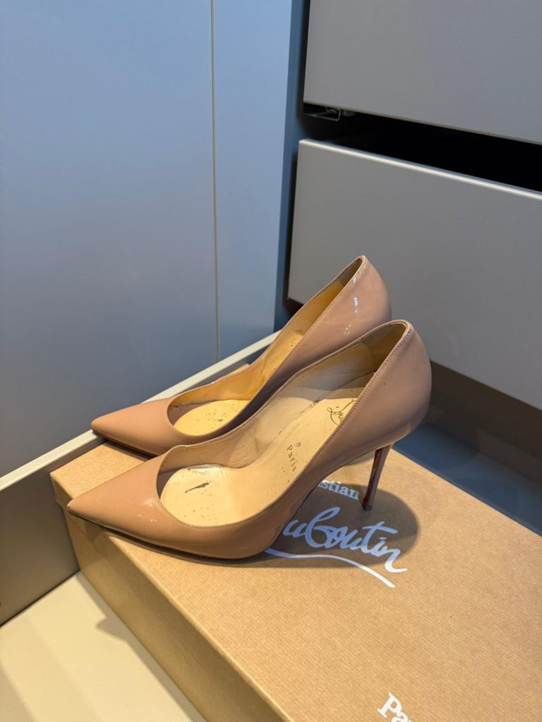 Christian Louboutin, Ophalen of Verzenden, Zo goed als nieuw, Zwart