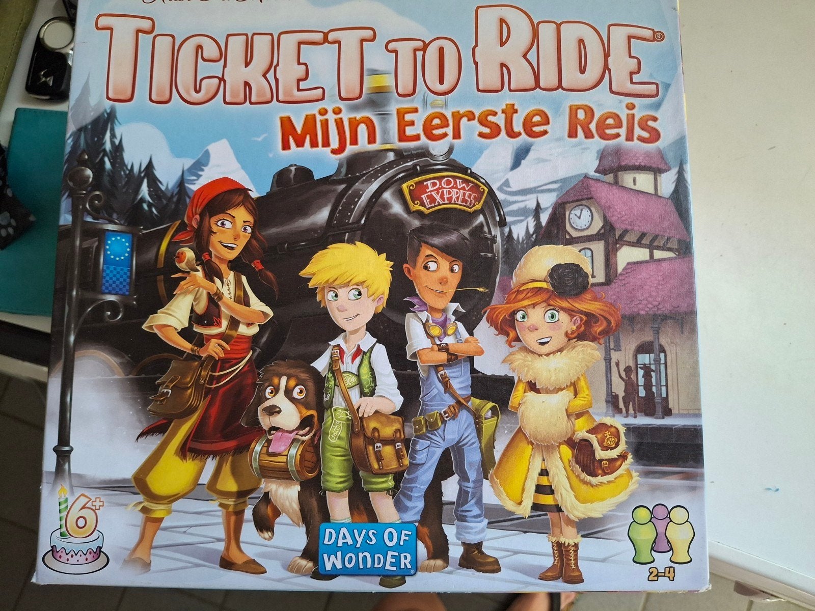 Ticket to Ride: Mijn Eerste Reis - Bordspel, Hobby en Vrije tijd, Gezelschapsspellen | Bordspellen, Drie of vier spelers, Ophalen of Verzenden