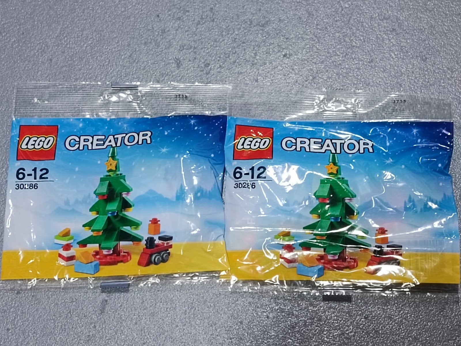2x LEGO Creator Kerstboom Polybag 30286, Nieuw en Sealed, Ongeopend/sealed, Lego, Nieuw, Ophalen of Verzenden