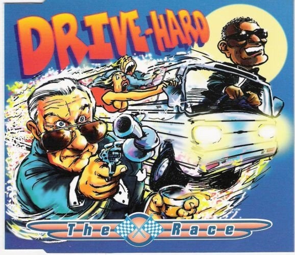 Drive-Hard – The Race CD Maxisingle 1996 💿, Verzenden, Zo goed als nieuw, Dance en House