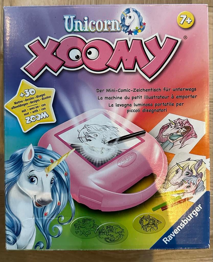 Unicorn Xoomy tekentafel van Ravensburger, Ophalen of Verzenden, Gebruikt, Knutselen, Met licht