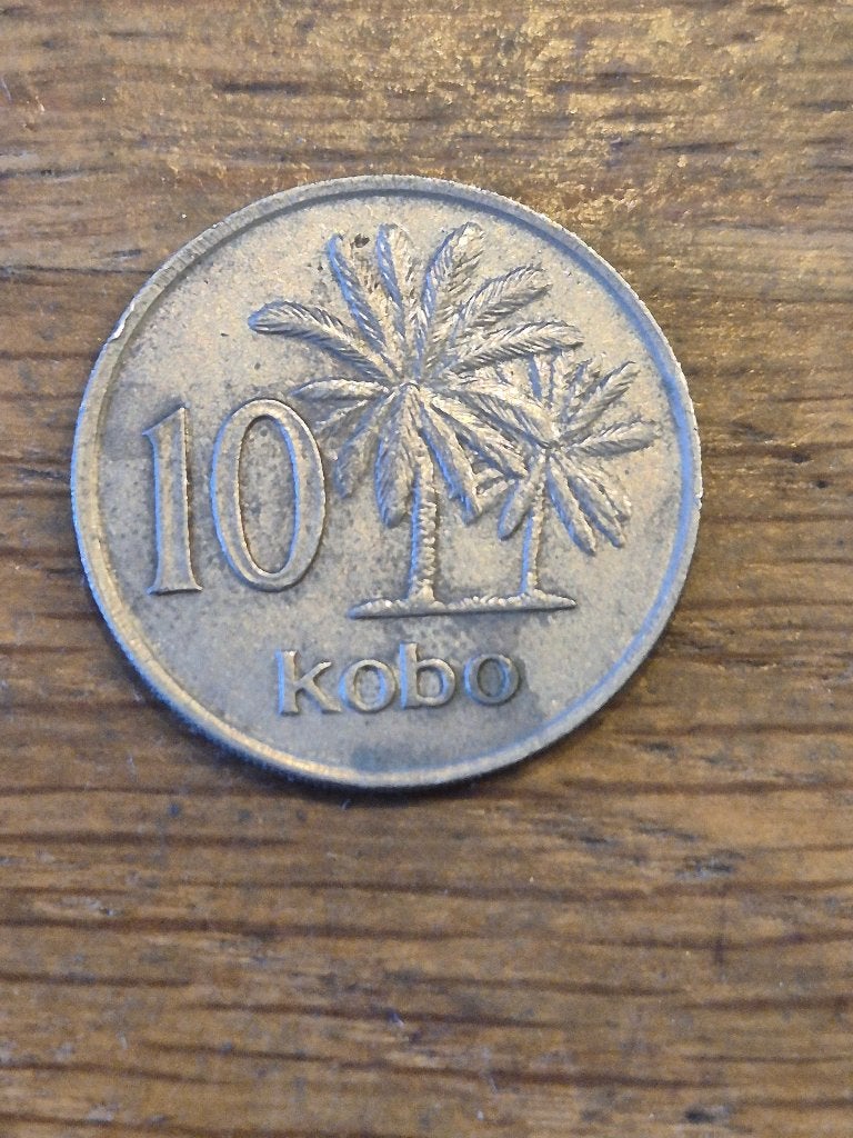 Nigeria - 10 Kobo 1974, Ophalen of Verzenden, Nigeria
