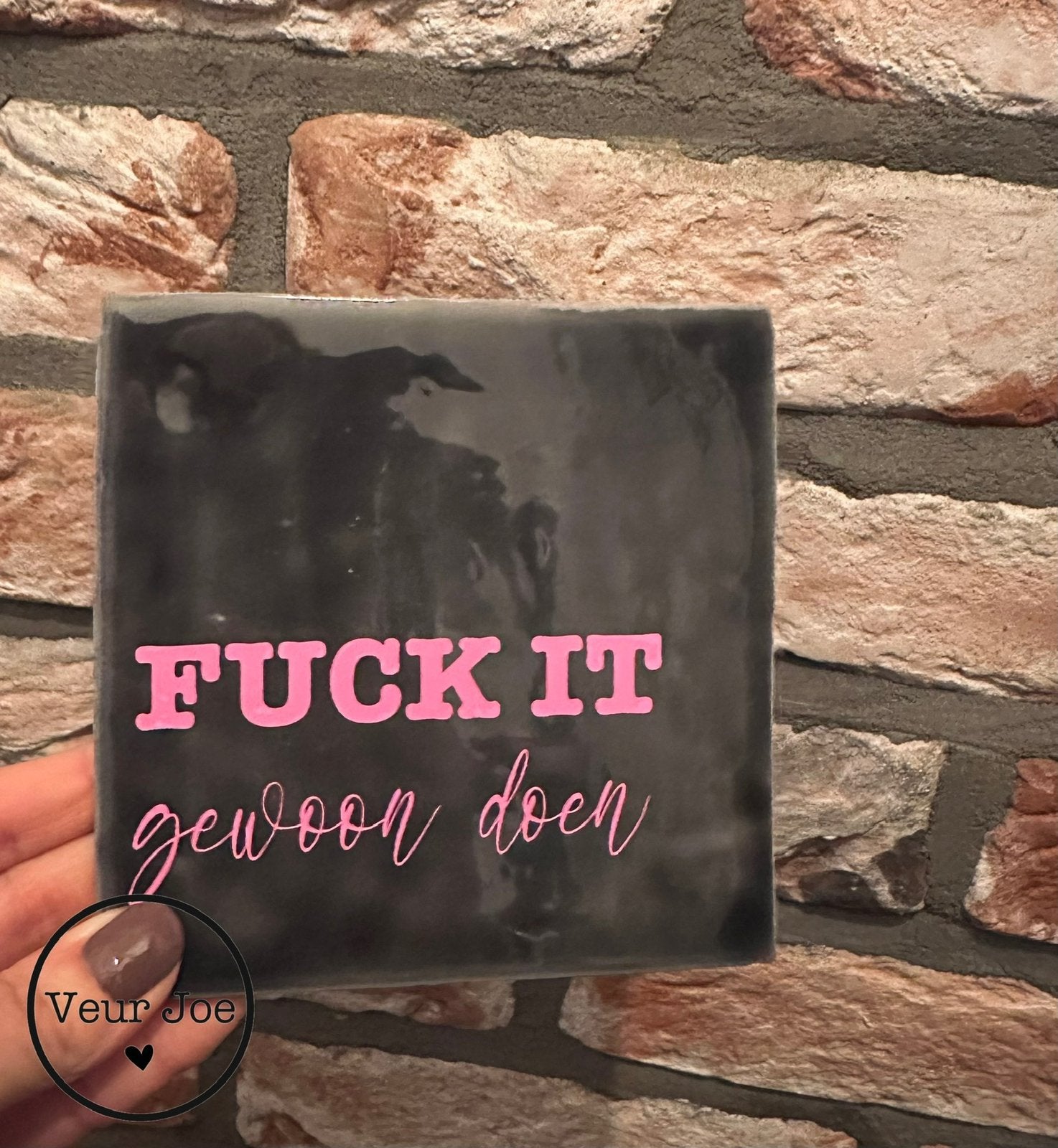 Tegel - fuck it gewoon doen, Ophalen of Verzenden, Nieuw