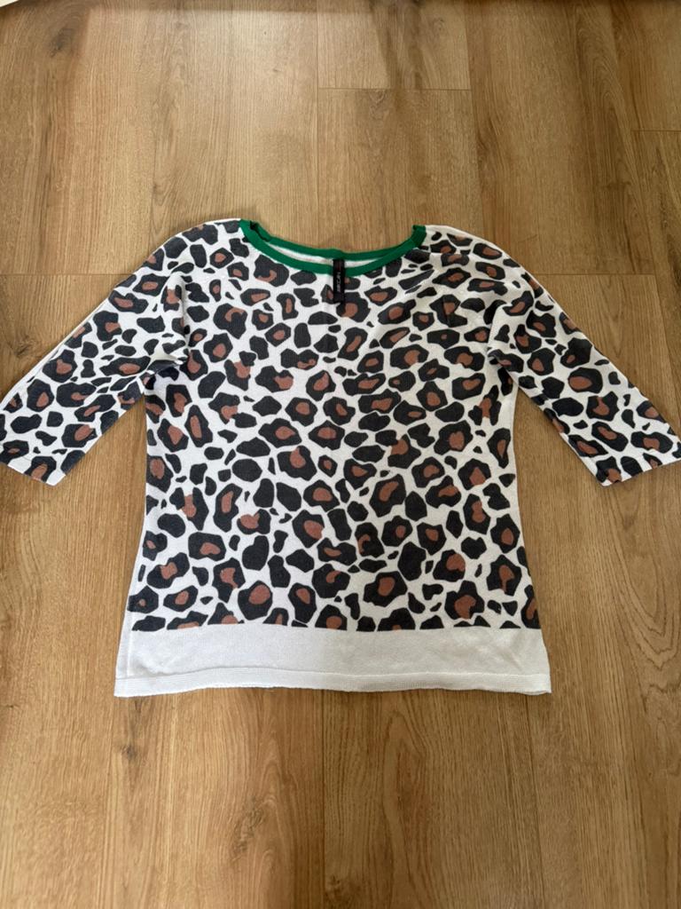 Zomertrui MARCCAIN ragfijne katoen maat 4, Kleding | Dames, Truien en Vesten, Verzenden, Zo goed als nieuw, Maat 38/40 (M), Wit