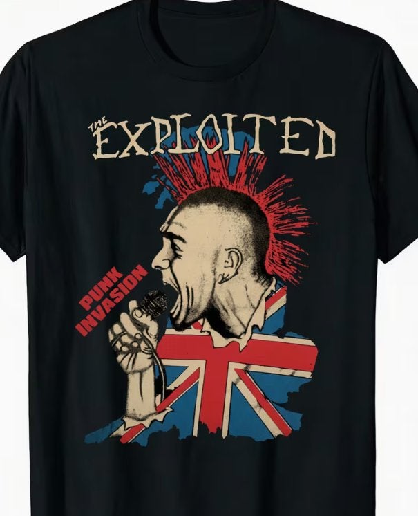 Band T-Shirt The Exploited - Zwart