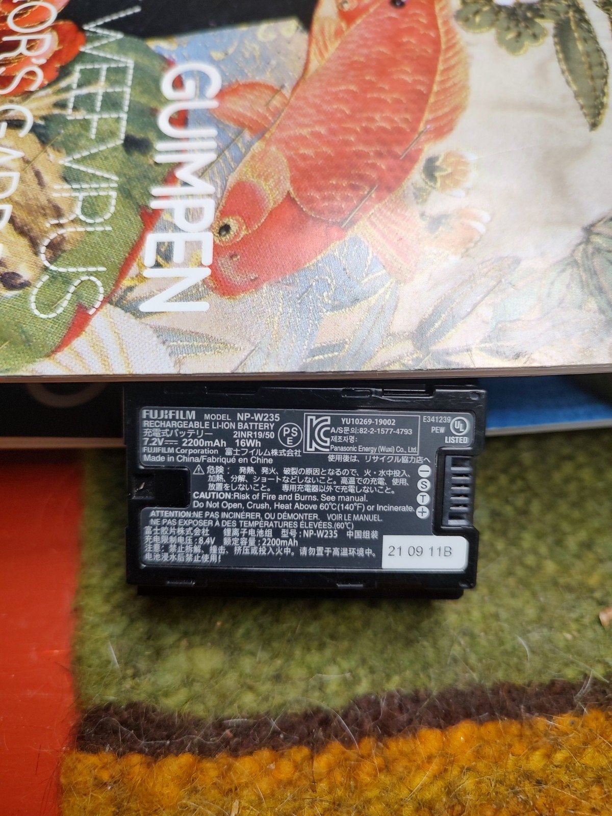 Fujifilm NP-W235 oplaadbare Li-ion batterij plus oplader, Audio, Tv en Foto, Gebruikt, Fujifilm, Fujifilm, Accu