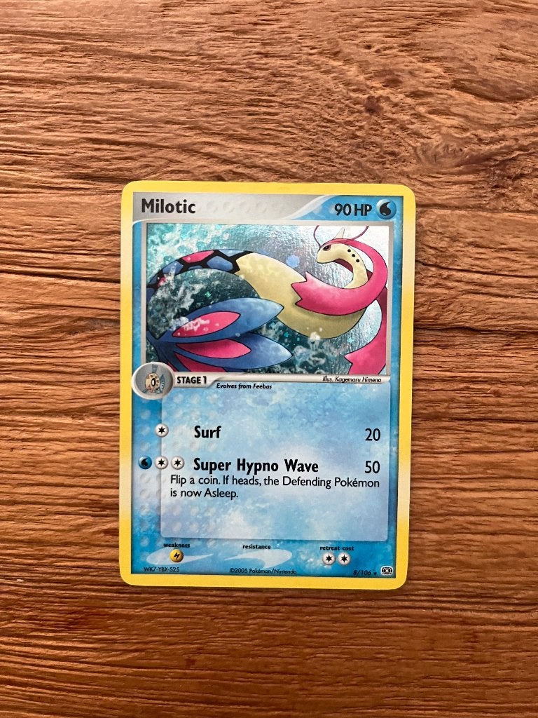 Milotic #8 Pokemon Emerald, Ophalen of Verzenden, Zo goed als nieuw, Losse kaart