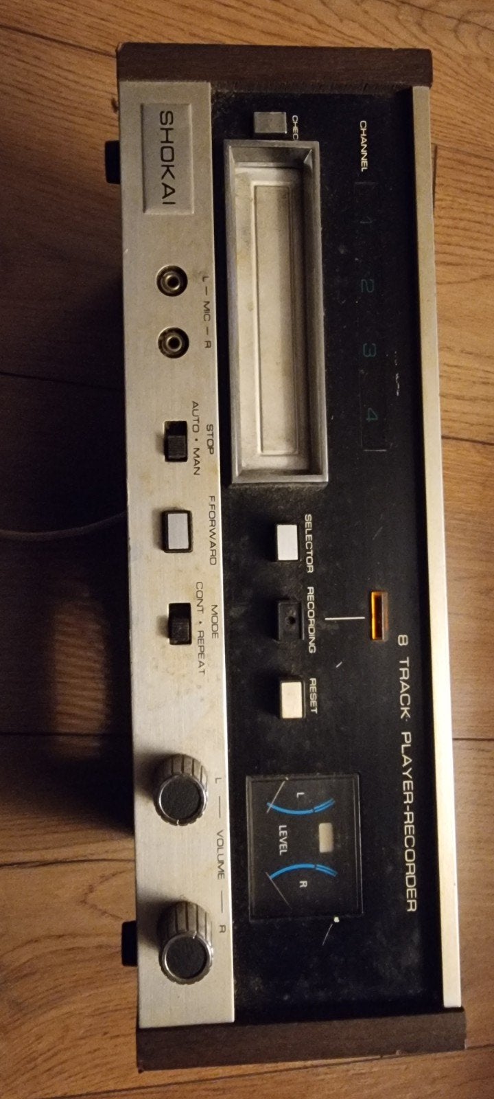 Vintage Shokai 8-Track Speler & Recorder + 4 Cassettes, Ophalen, Overige merken