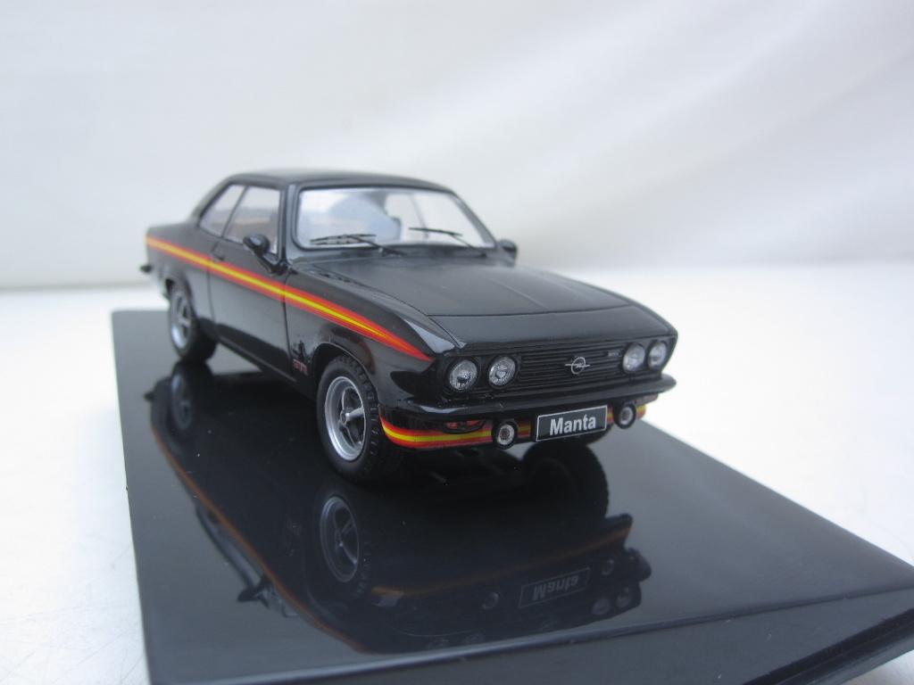 Opel Manta A GT/E "Black Magic" 1974 1:43 IXO, Ophalen of Verzenden, Nieuw, Auto, Overige merken