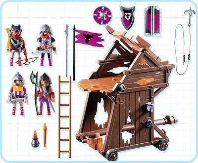 Playmobil 4439. Gevechtstoren van barbaren, Kinderen en Baby's, Speelgoed | Playmobil, Ophalen of Verzenden, Gebruikt, Complete set