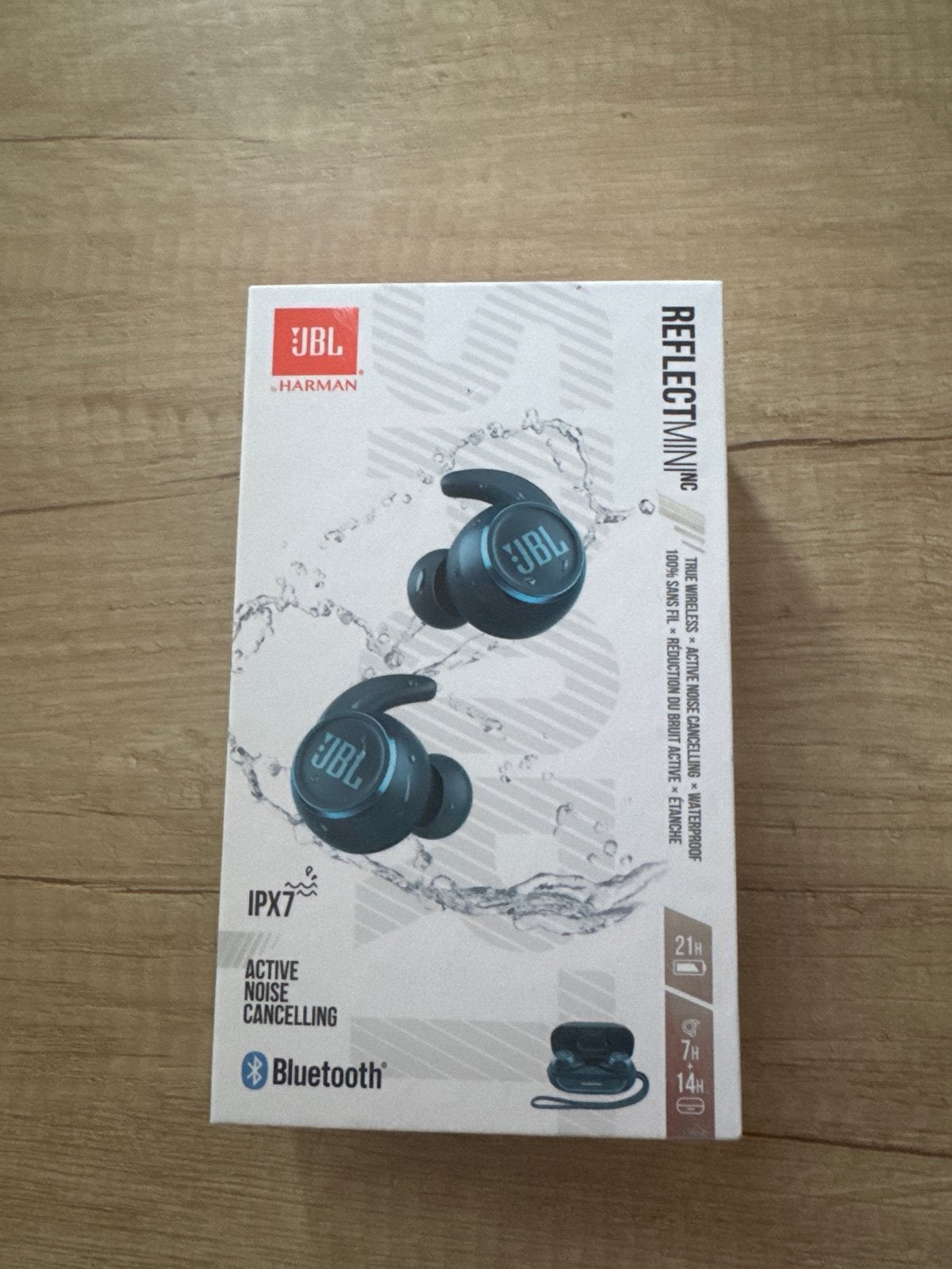 JBL Reflect Mini NC Draadloze In-ear Hoofdtelefoon blauw, In-ear, JBL, Bluetooth, Ophalen of Verzenden