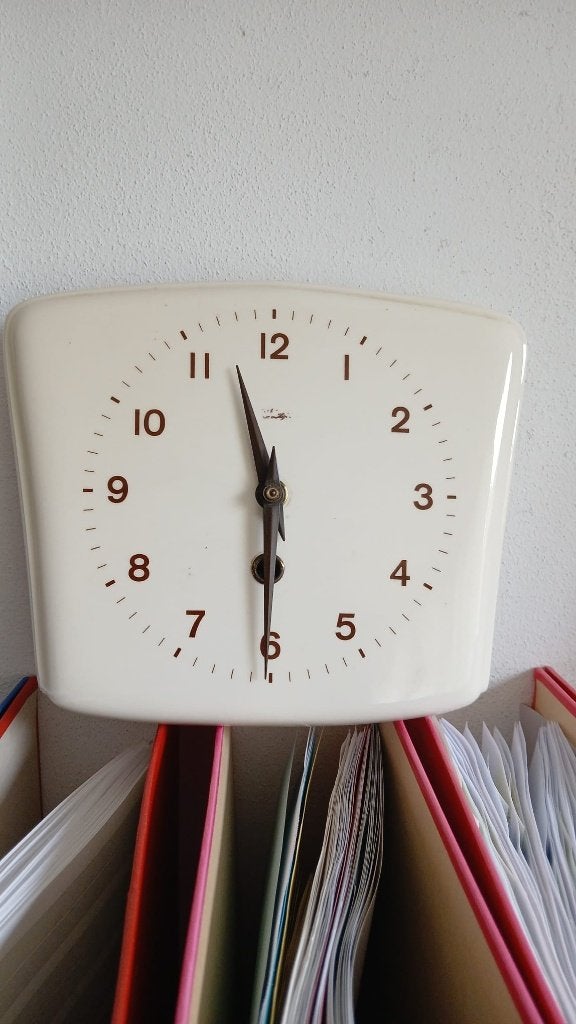 keukenklok keramiek, Huis en Inrichting, Woonaccessoires | Klokken, Ophalen, Wit, Analoog, Wandklok