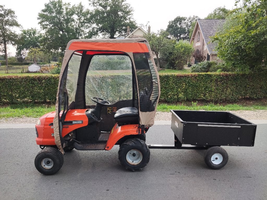 HUSQVARNA tuintractor (cabine, kenteken) met aanhangwagen, Ophalen, Gebruikt, Husqvarna, Versnellingen