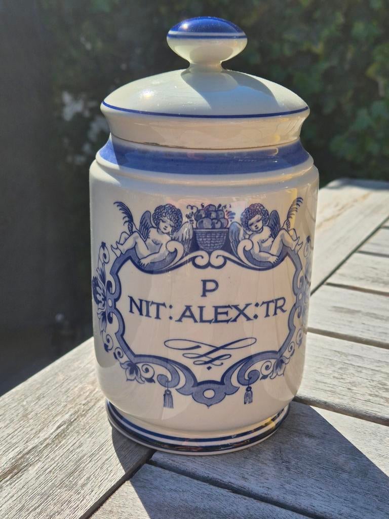 Antieke Apothekerspot - Delfts Blauw Decor, Ophalen