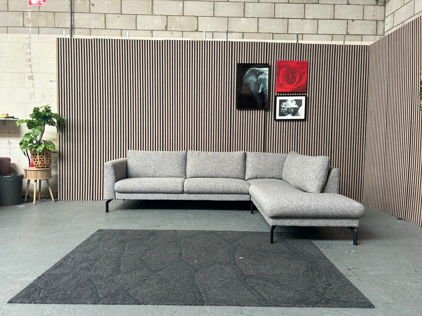 GRATIS LEVERING Hoekbank Grijs Pronto 291X220 GEREINIGD, 250 tot 300 cm, Hoekbank, Ophalen of Verzenden, Zo goed als nieuw