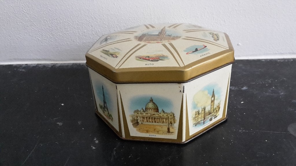 Vintage Côte d'Or blik – Expo 1958 Brussel, Ophalen of Verzenden, Huis en Inrichting