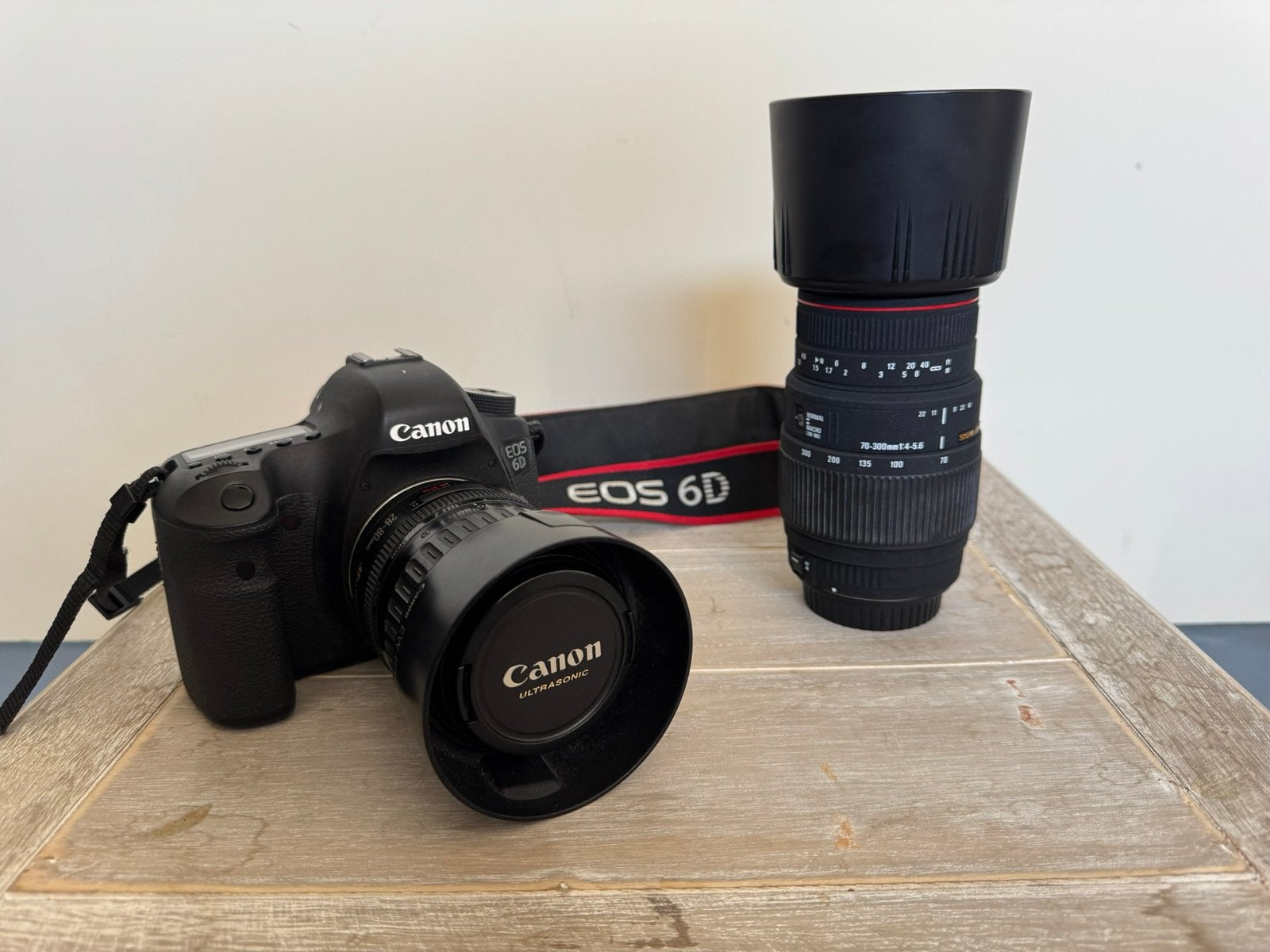 Canon EOS 6D met 2 lenzen, Ophalen, Geheugenkaart, Gebruikt, Spiegelreflex