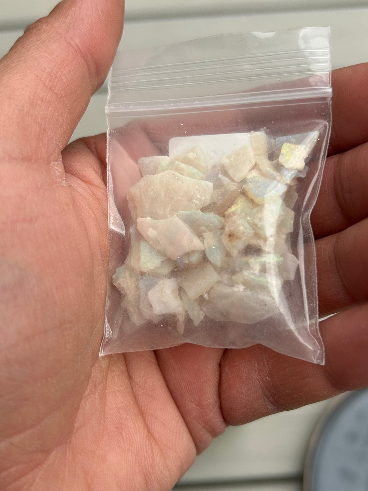 Opaal chips, Cooper Pedy, Verzamelen, Mineralen en Fossielen, Ophalen of Verzenden, Mineraal