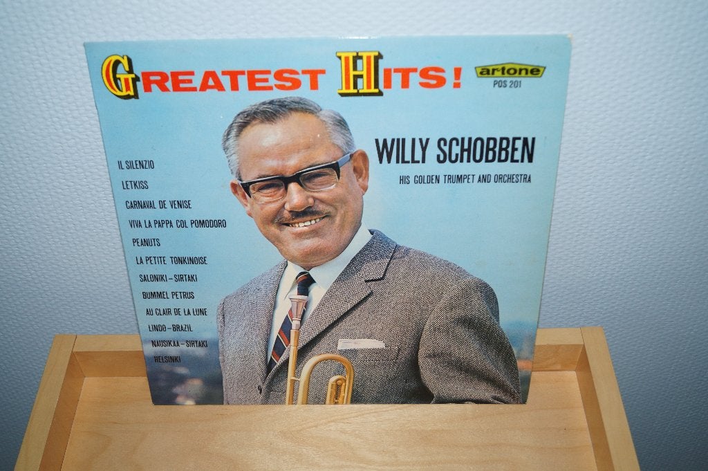LP Willy Schobben - Greatest Hits - krasvrij 1453, Ophalen, Zo goed als nieuw