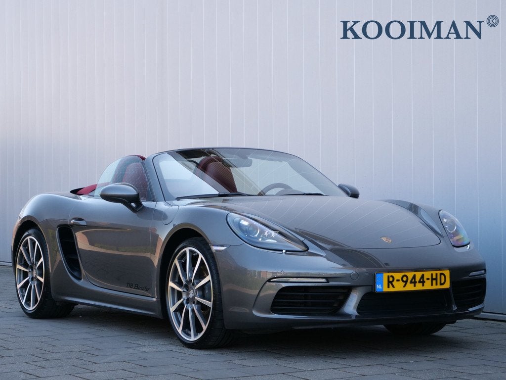 Porsche 718 Boxster 2.0 300 Pk Automaat Navigatie / Leer / S, Auto's, Porsche, Automaat, Achterwielaandrijving, Gebruikt, 4 cilinders