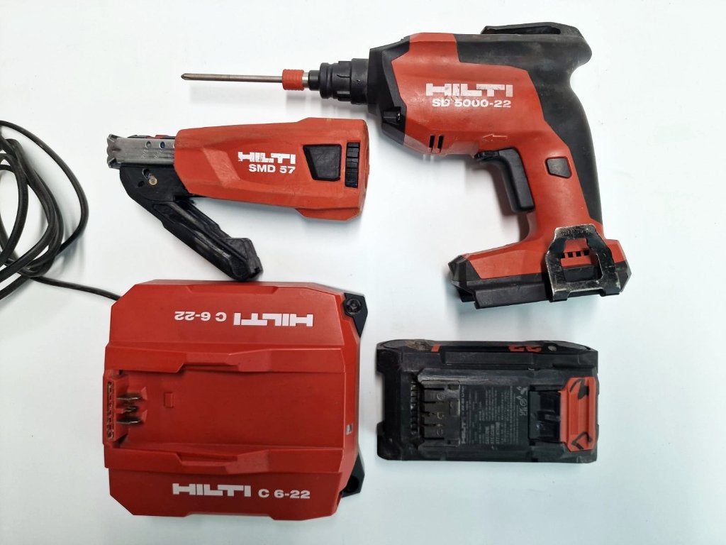 Hilti SD 5000-22 schroefmachine voor gipsplaten, Ophalen of Verzenden, Zo goed als nieuw, Boor- en Schroefmachine