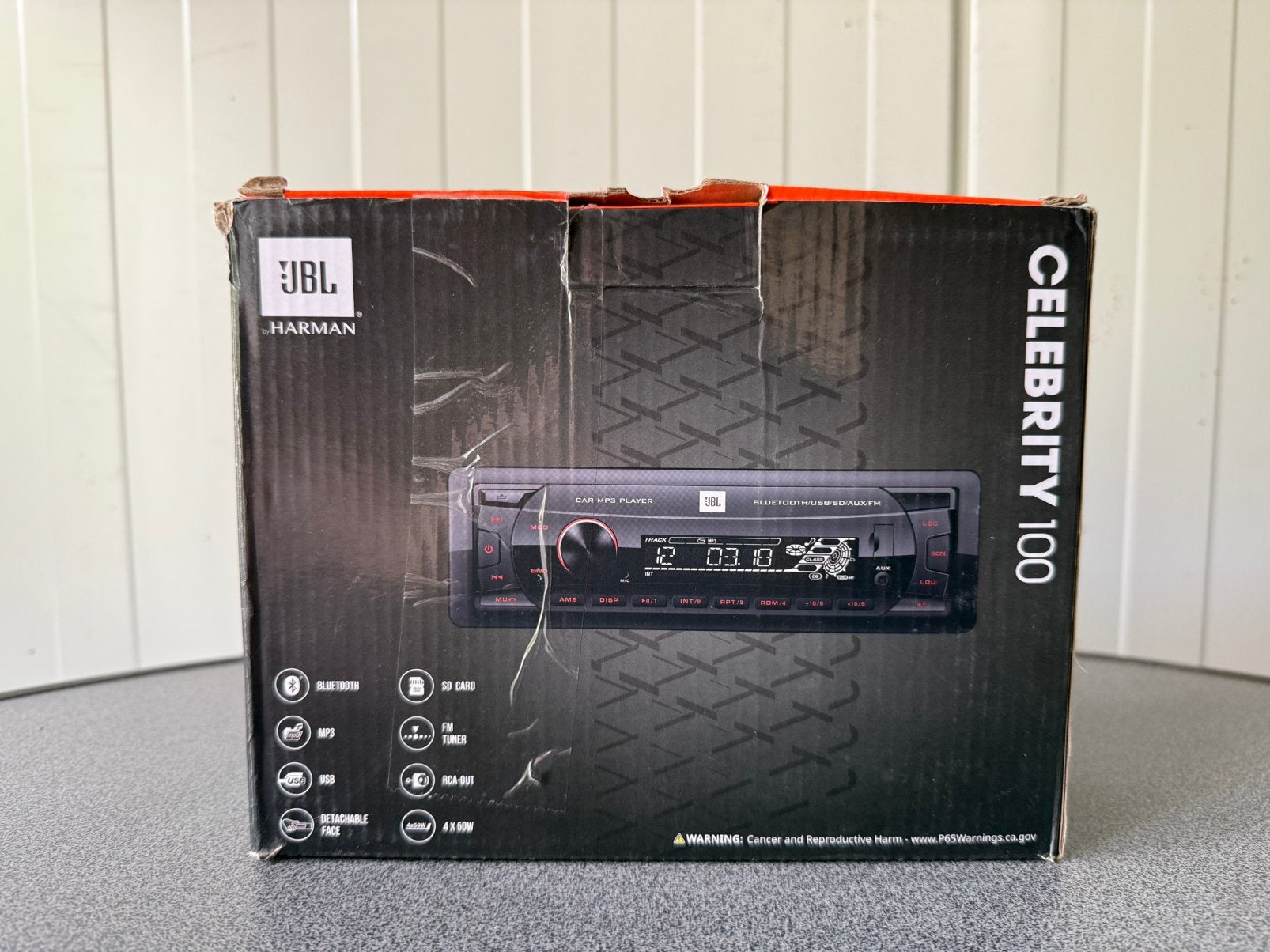 JBL Celebrity 100 - Autoradio Enkel DIN Auto Radio met Blue, Ophalen of Verzenden, Zo goed als nieuw